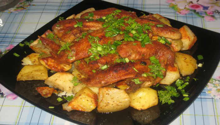 Куриные крылышки в духовке