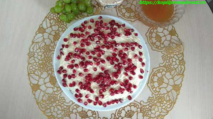 куриный салат с шампиньонами